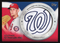 Stephen Strasburg 2014 Topps Manufactured Commemorative Team Logo Patch #CP15 at PristineAuction.com