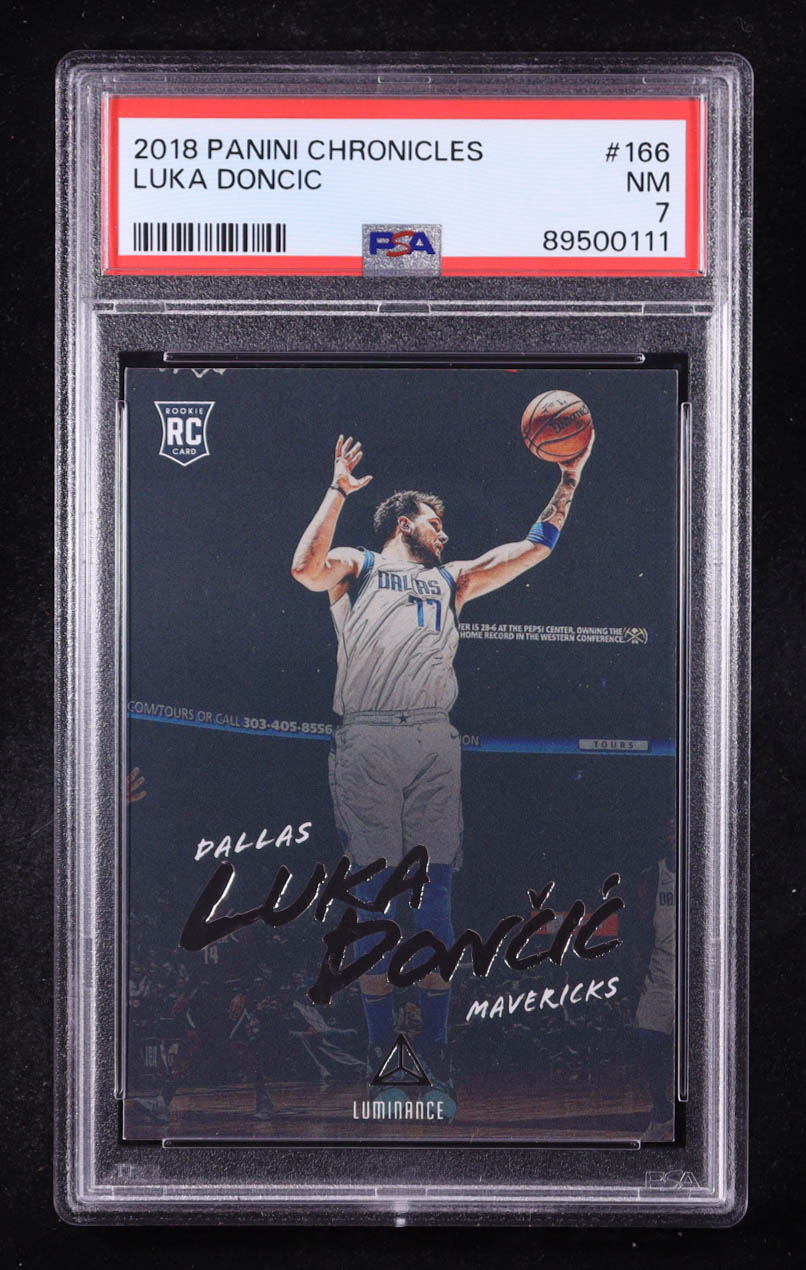 Luka Doncic 2018-19 Panini Chronicles #166 RC (PSA 7) at PristineAuction.com Luka Doncic 2018-19 Panini Chronicles #166 RC (PSA 7) at PristineAuction.com