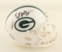 Dontayvion Wicks Signed Packers Alternate Speed Mini Helmet (JSA) at PristineAuction.com