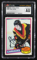 Stan Smyl Signed 1980-81 O-Pee-Chee #208 RC (CGC) at PristineAuction.com