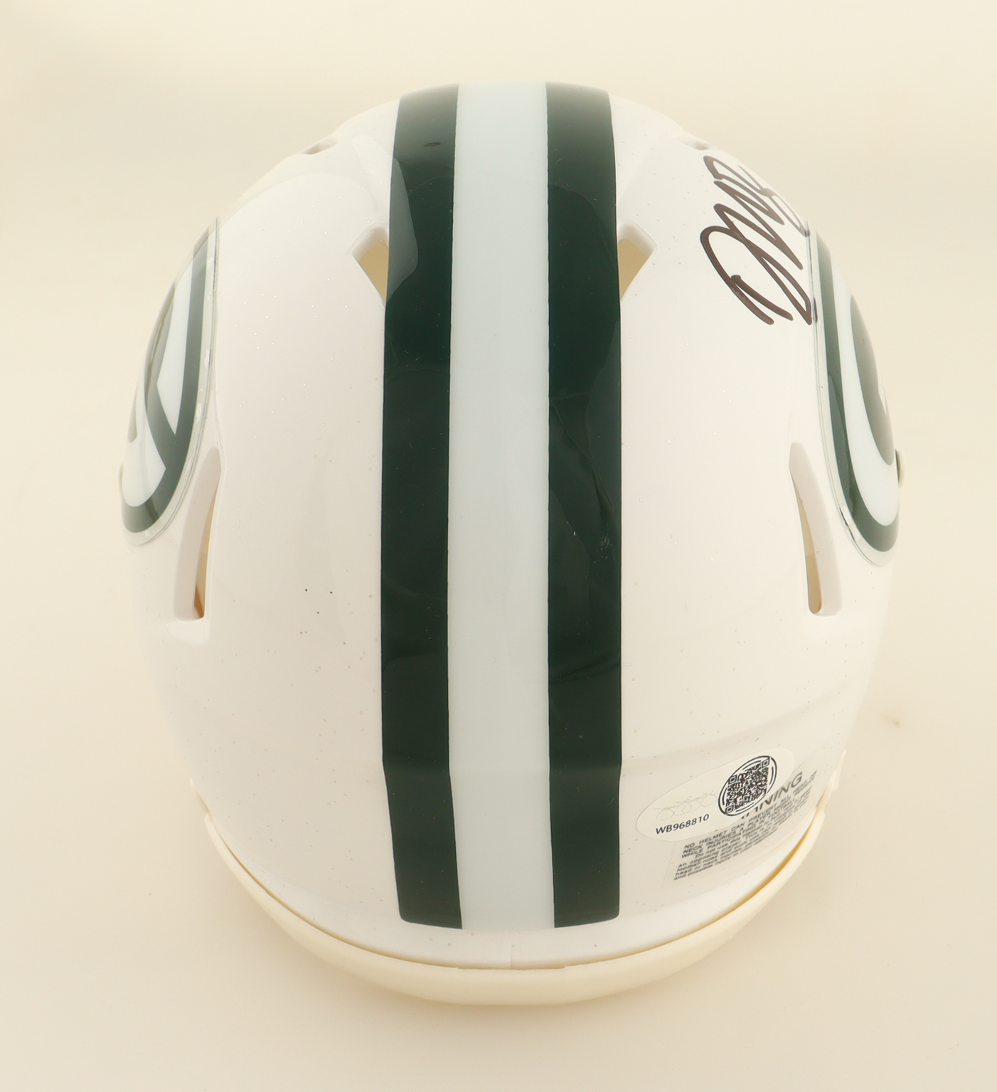 Dontayvion Wicks Signed Packers Alternate Speed Mini Helmet (JSA) at PristineAuction.com Dontayvion Wicks Signed Packers Alternate Speed Mini Helmet (JSA) at PristineAuction.com