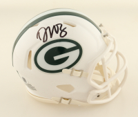 Dontayvion Wicks Signed Packers Alternate Speed Mini Helmet (JSA) at PristineAuction.com