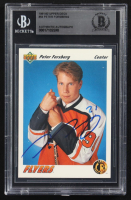 Peter Forsberg Signed 1991-92 Upper Deck #64 RC (BGS) at PristineAuction.com