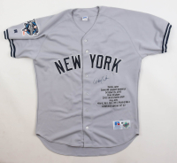 Derek Jeter Signed LE Yankees Russel Athletic Authentic Career Highlight Stat Jersey (Steiner) at PristineAuction.com