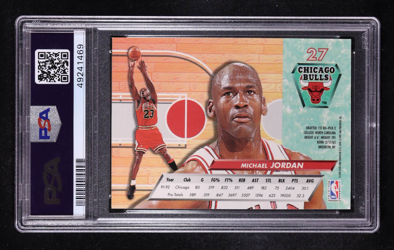 Michael Jordan 1992-93 Ultra #27 (PSA 9) at PristineAuction.com Michael Jordan 1992-93 Ultra #27 (PSA 9) at PristineAuction.com