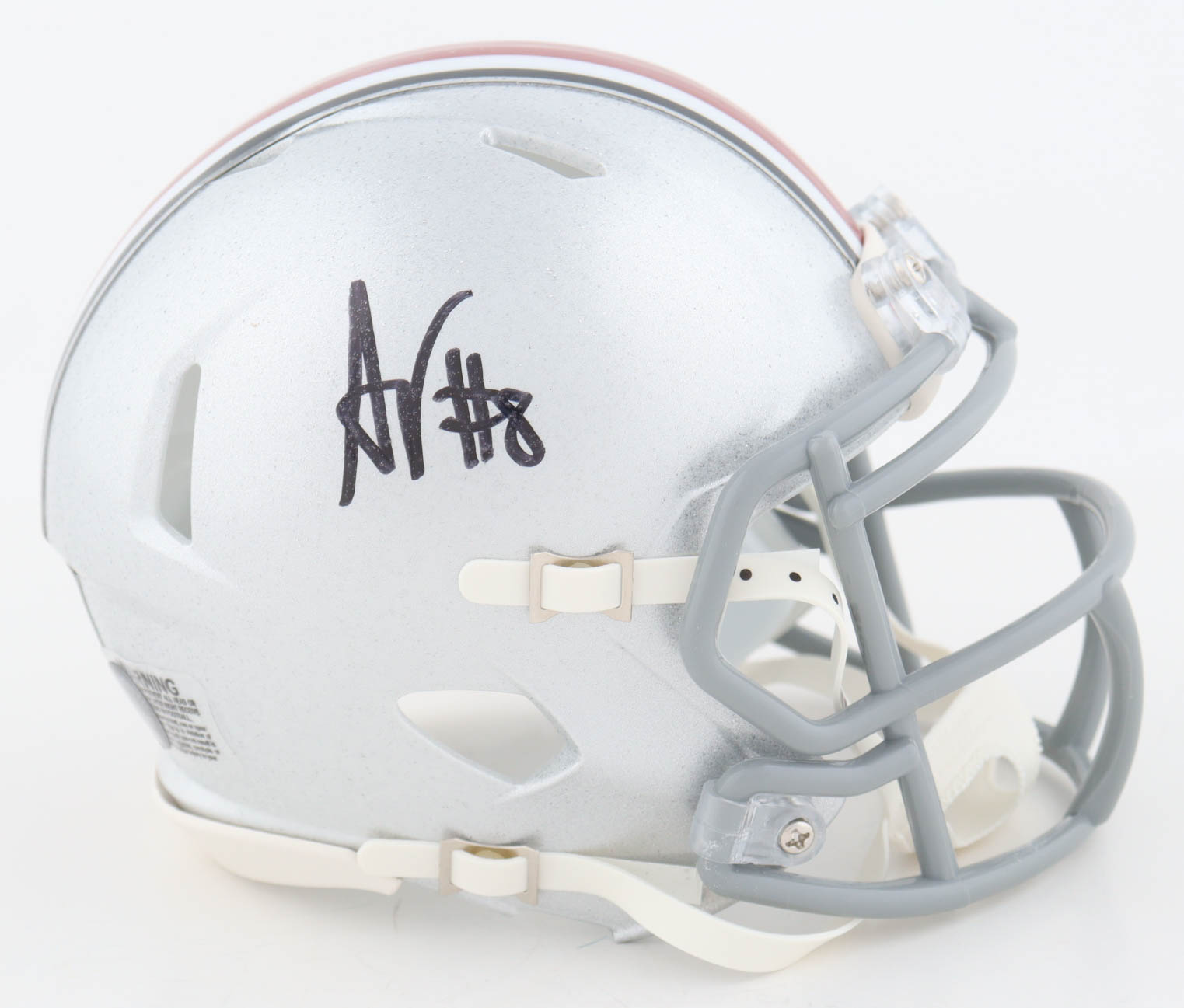 Arvell Reese Signed Ohio State Buckeyes Mini Helmet (Authentic Ink) at PristineAuction.com Arvell Reese Signed Ohio State Buckeyes Mini Helmet (Authentic Ink) at PristineAuction.com