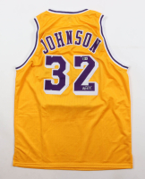 Magic Johnson Signed Jersey (Beckett) at PristineAuction.com