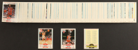 1990-1991 Fleer Basketball Complete Set of (198) Cards Including Michael Jordan #26, Magic Johnson #93, Larry Bird #8, Scottie Pippen #30 at PristineAuction.com