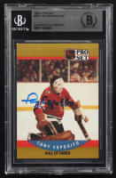 Tony Esposito Signed 1990-91 Pro Set #659 (BGS) at PristineAuction.com