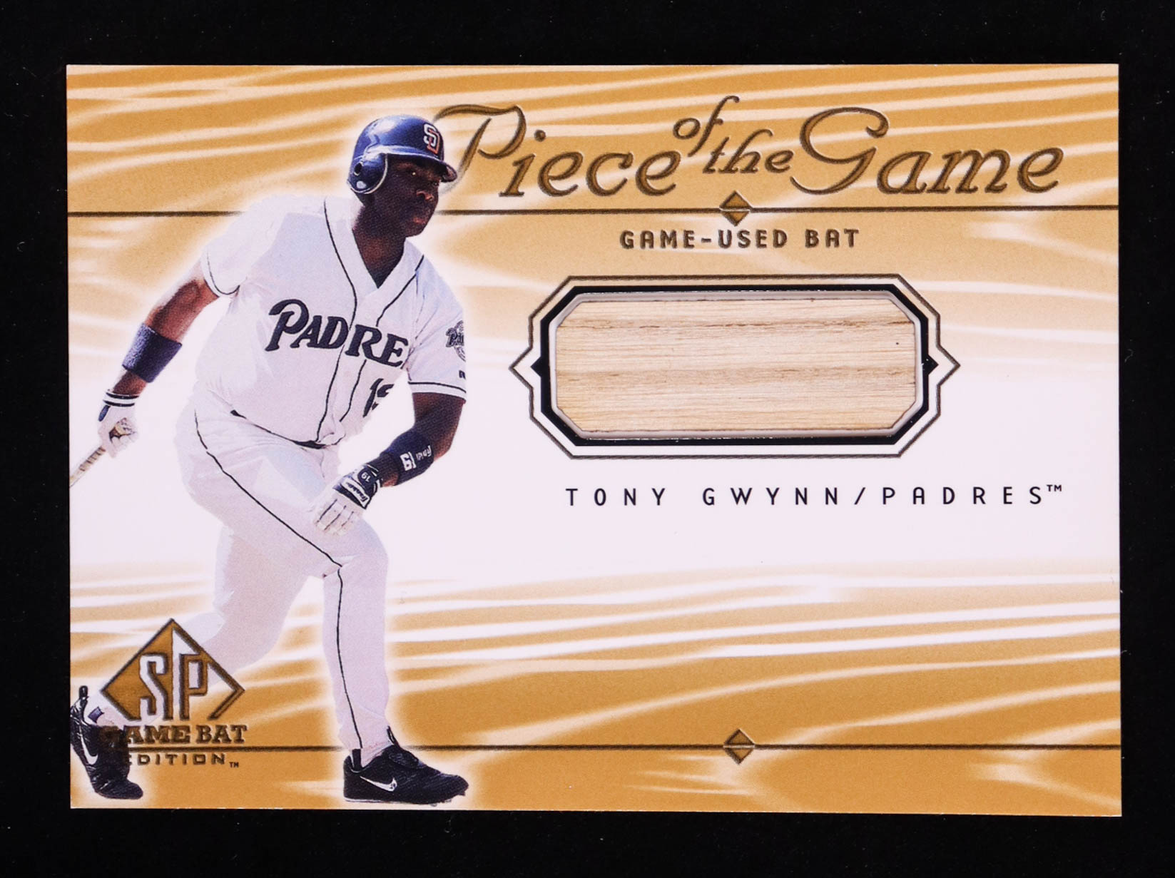 Tony Gwynn 2001 SP Game Bat Edition Piece of the Game #TGW at PristineAuction.com Tony Gwynn 2001 SP Game Bat Edition Piece of the Game #TGW at PristineAuction.com