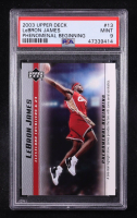 LeBron James 2003-04 Upper Deck Phenomenal Beginning #13 RC (PSA 9) at PristineAuction.com