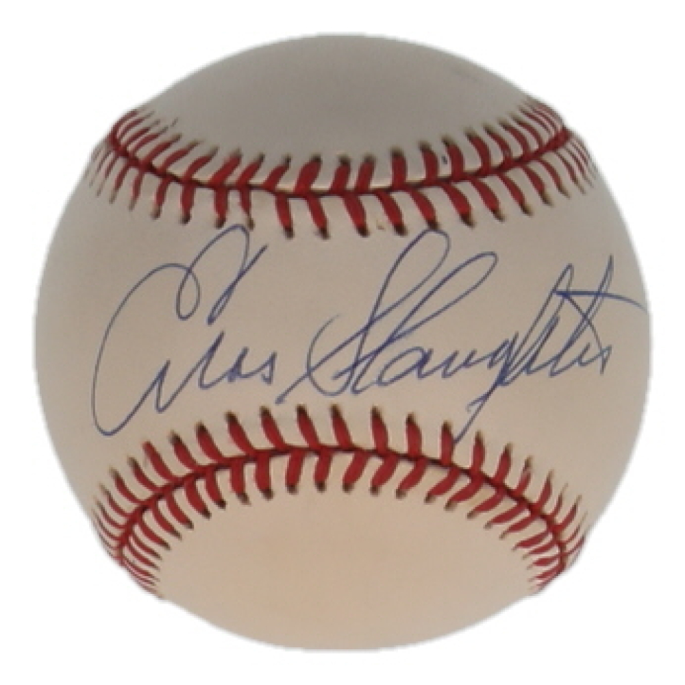 Enos Slaughter Signed ONL Baseball (PSA) at PristineAuction.com