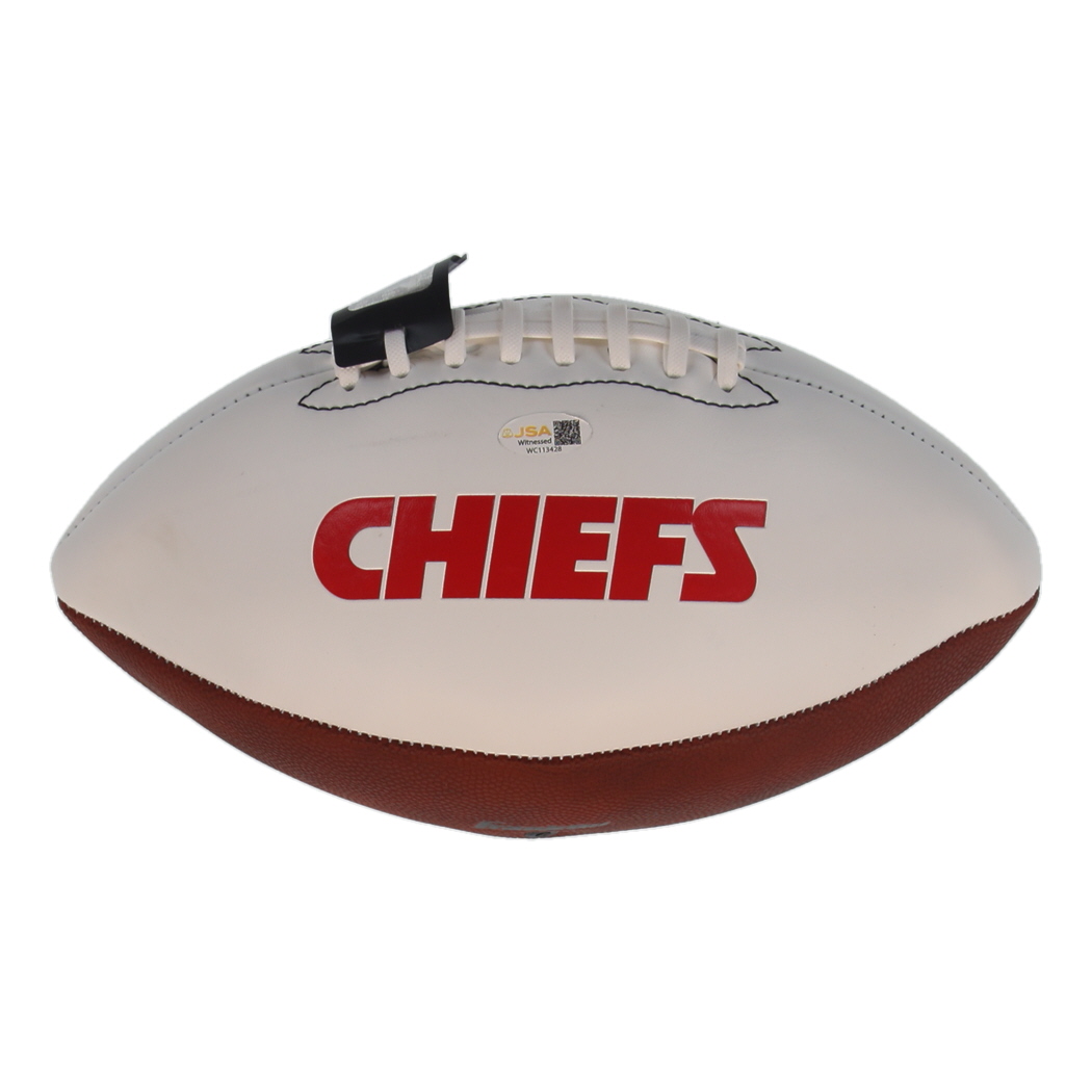 Emmitt Thomas Signed Chiefs Logo Football Inscribed "HOF 08" (JSA) at PristineAuction.com Emmitt Thomas Signed Chiefs Logo Football Inscribed "HOF 08" (JSA) at PristineAuction.com