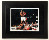 Muhammad Ali Signed Custom Framed Photo Display (Mounted Memories) at PristineAuction.com