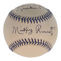 Mickey Rivers Signed OAL Baseball Inscribed "Joe D What a Great Yankee" (Beckett) at PristineAuction.com