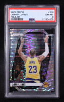 LeBron James 2024-25 Panini Prizm Prizms Pulsar #130 (PSA 8) at PristineAuction.com