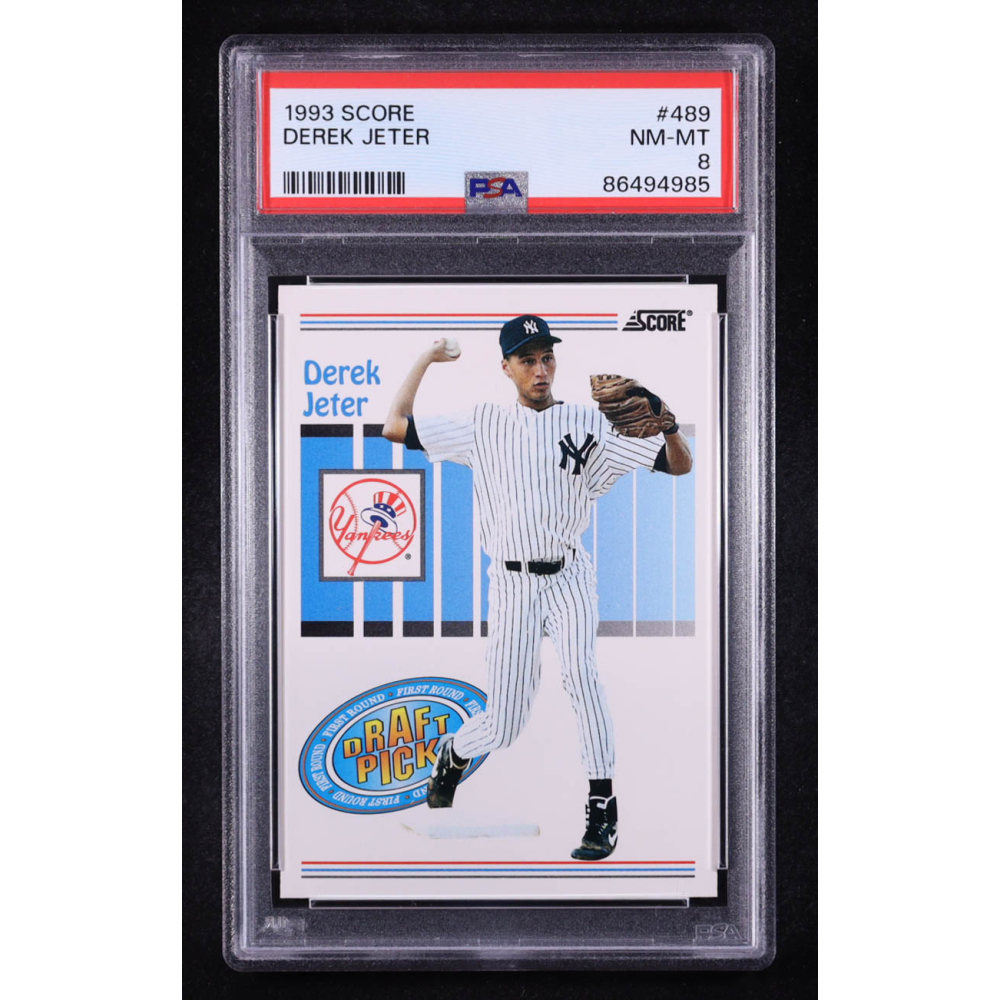 Derek Jeter 1993 Score #489 RC (PSA 8) at PristineAuction.com