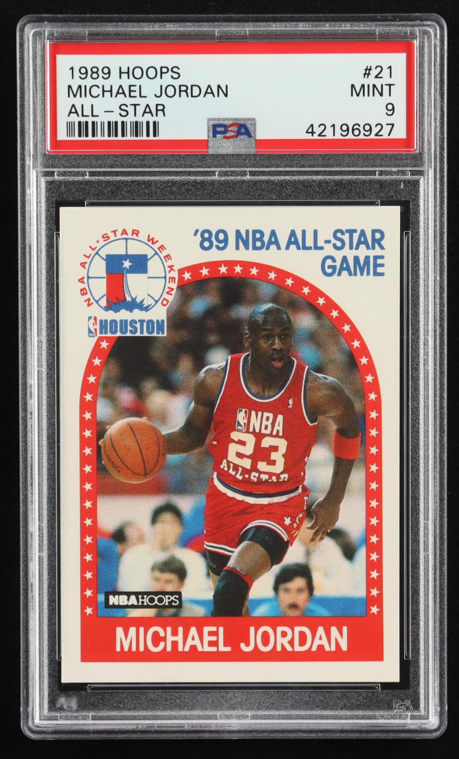 Michael Jordan 1989-90 Hoops #21 AS (PSA 9) at PristineAuction.com Michael Jordan 1989-90 Hoops #21 AS (PSA 9) at PristineAuction.com