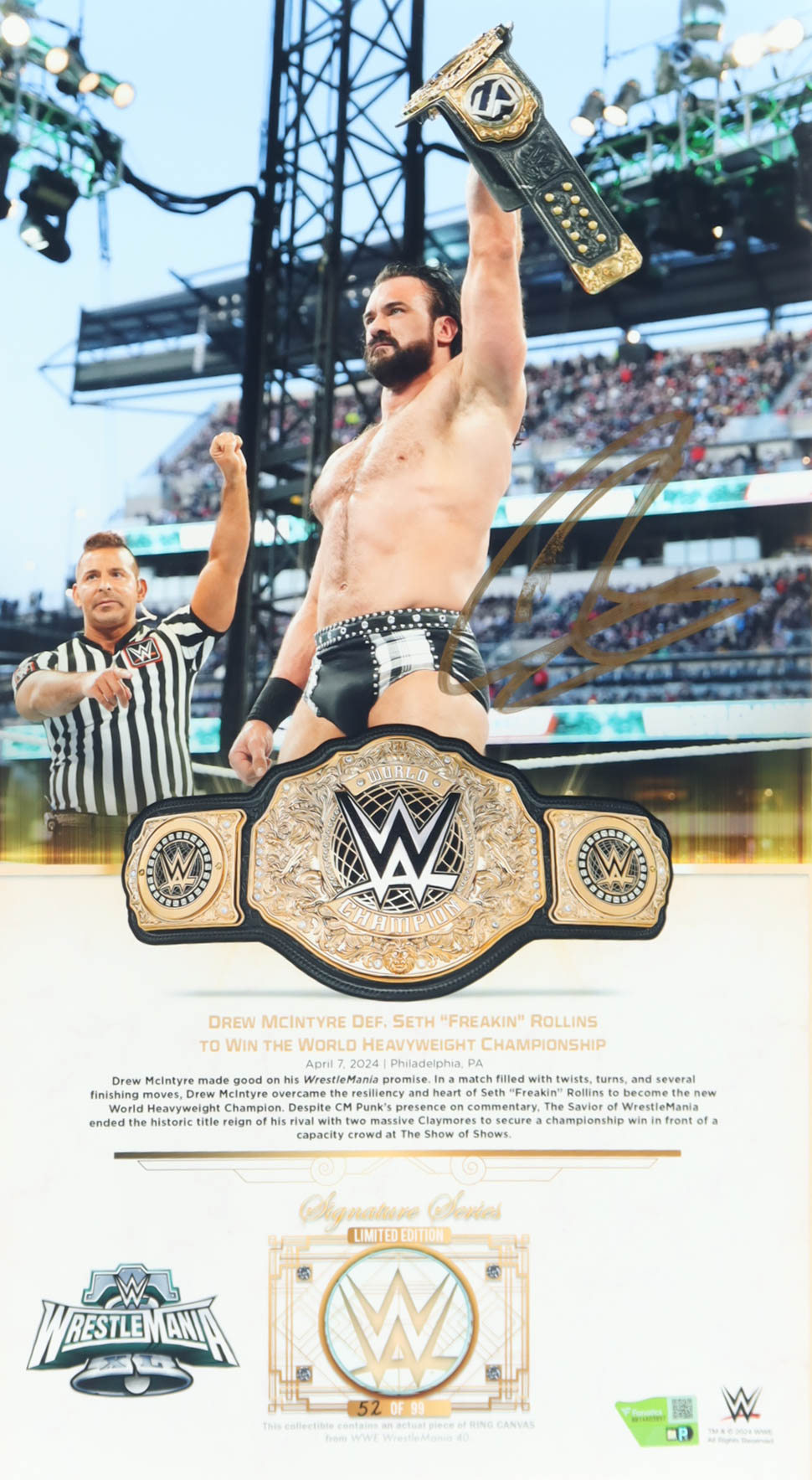 Drew McIntyre Signed WWE 11x17 Photo (Fanatics) at PristineAuction.com Drew McIntyre Signed WWE 11x17 Photo (Fanatics) at PristineAuction.com