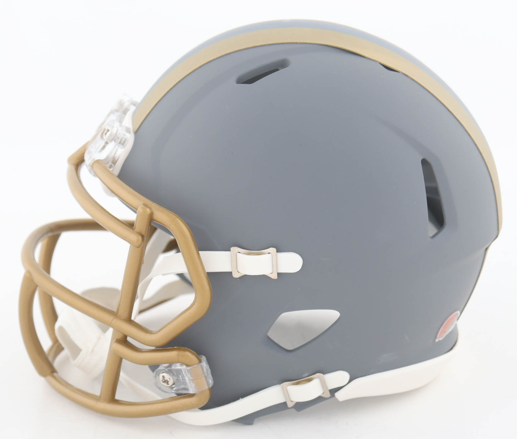 Bob Golic Signed Browns Slate Alternate Speed Mini Helmet (JSA) at PristineAuction.com Bob Golic Signed Browns Slate Alternate Speed Mini Helmet (JSA) at PristineAuction.com