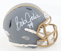 Bob Golic Signed Browns Slate Alternate Speed Mini Helmet (JSA) at PristineAuction.com