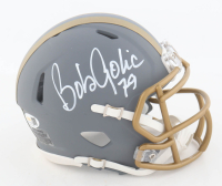Bob Golic Signed Browns Slate Alternate Speed Mini Helmet (JSA) at PristineAuction.com