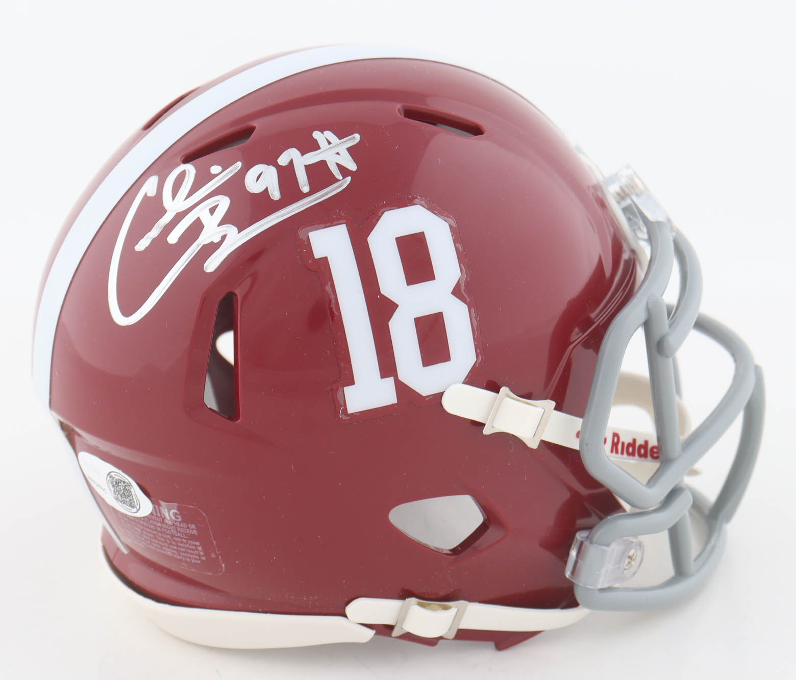 Cornelius Bennett Signed Alabama Crimson Tide Speed Mini Helmet (JSA) at PristineAuction.com Cornelius Bennett Signed Alabama Crimson Tide Speed Mini Helmet (JSA) at PristineAuction.com