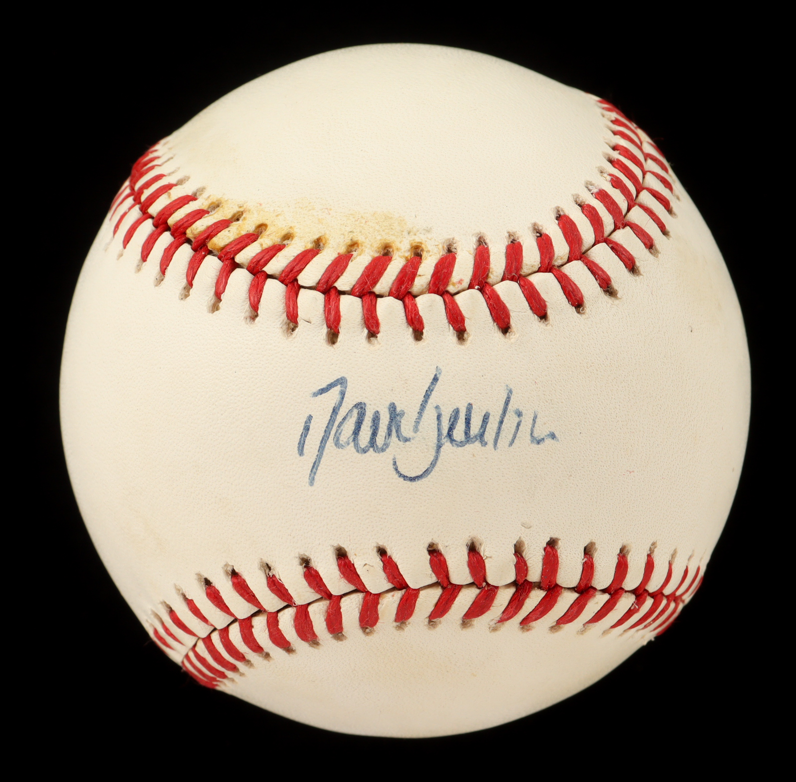 Dave Justice Signed ONL Baseball (Beckett) at PristineAuction.com Dave Justice Signed ONL Baseball (Beckett) at PristineAuction.com