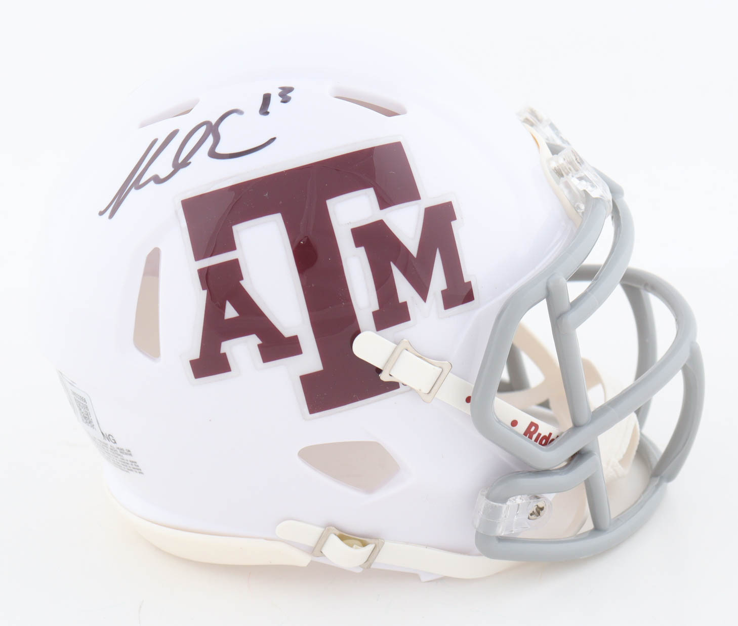 Mike Evans Signed Texas A&M Aggies Speed Mini Helmet (Beckett) at PristineAuction.com Mike Evans Signed Texas A&M Aggies Speed Mini Helmet (Beckett) at PristineAuction.com