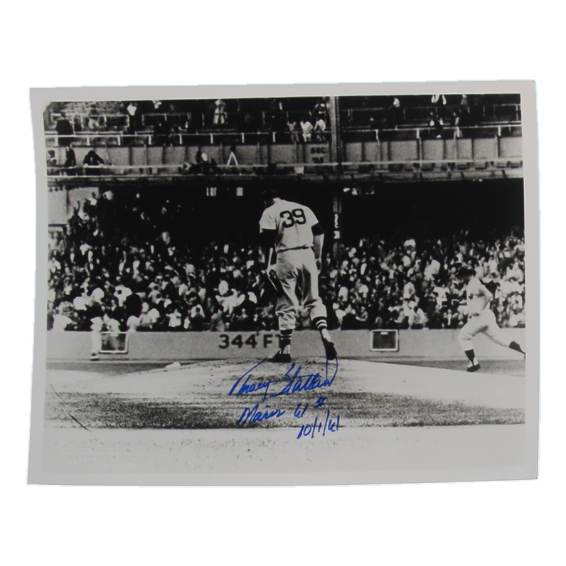 Tracy Stallard Signed Red Sox 8x10 Photo Inscribed "Maris 61st 10/1/61" (SportsCards.com) at PristineAuction.com Tracy Stallard Signed Red Sox 8x10 Photo Inscribed "Maris 61st 10/1/61" (SportsCards.com) at PristineAuction.com