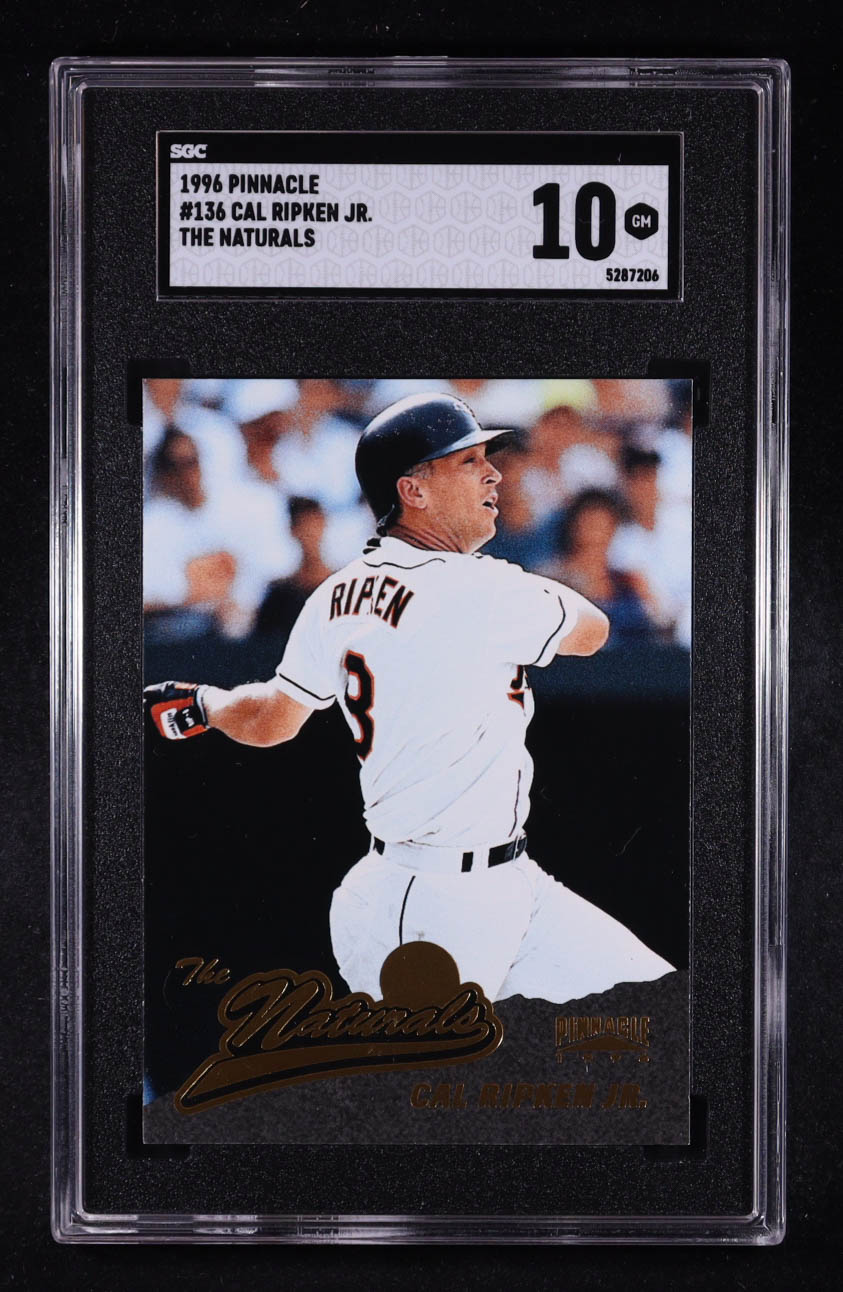 Cal Ripken Jr. 1996 Pinnacle The Naturals #136 (SGC 10) at PristineAuction.com Cal Ripken Jr. 1996 Pinnacle The Naturals #136 (SGC 10) at PristineAuction.com