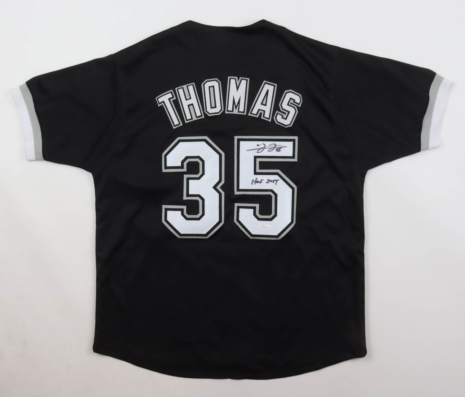 Frank Thomas Signed Jersey Inscribed "HOF 2017" (JSA) at PristineAuction.com Frank Thomas Signed Jersey Inscribed "HOF 2017" (JSA) at PristineAuction.com