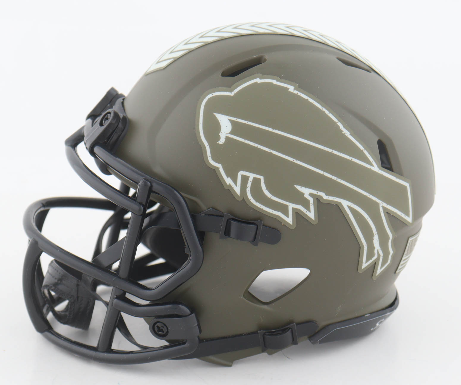 Josh Allen Signed Bills Salute to Service Alternate Speed Mini Helmet (Beckett) at PristineAuction.com Josh Allen Signed Bills Salute to Service Alternate Speed Mini Helmet (Beckett) at PristineAuction.com