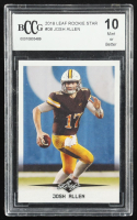 Josh Allen 2018 Leaf Rookie Star #08 RC (BCCG 10) at PristineAuction.com