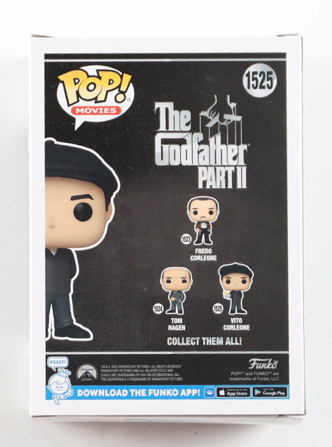 Robert de Niro Signed "The Godfather Part II" #1525 Vito Corleone Funko Pop! Vinyl Figure (AWM) at PristineAuction.com Robert de Niro Signed "The Godfather Part II" #1525 Vito Corleone Funko Pop! Vinyl Figure (AWM) at PristineAuction.com