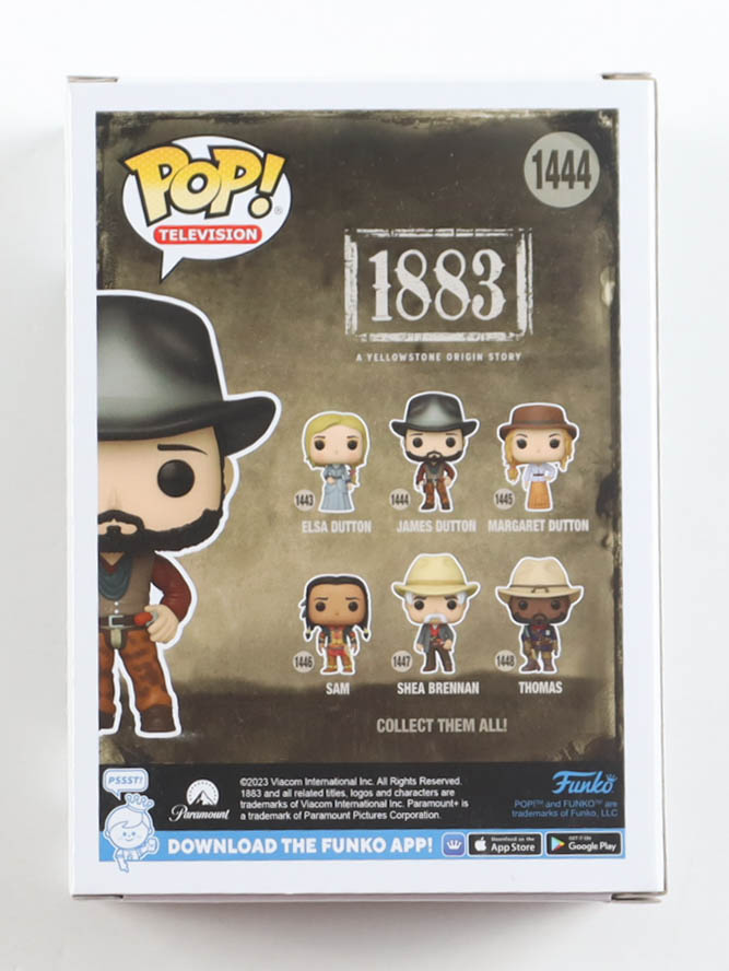 Tim McGraw Signed "1883" #1444 James Dutton Funko Pop! Vinyl Figure (AWM) at PristineAuction.com Tim McGraw Signed "1883" #1444 James Dutton Funko Pop! Vinyl Figure (AWM) at PristineAuction.com