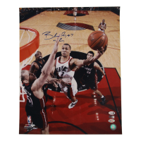 Brandon Roy Signed Trail Blazers 16x20 Photo Inscribed "07 ROY" (JSA) at PristineAuction.com
