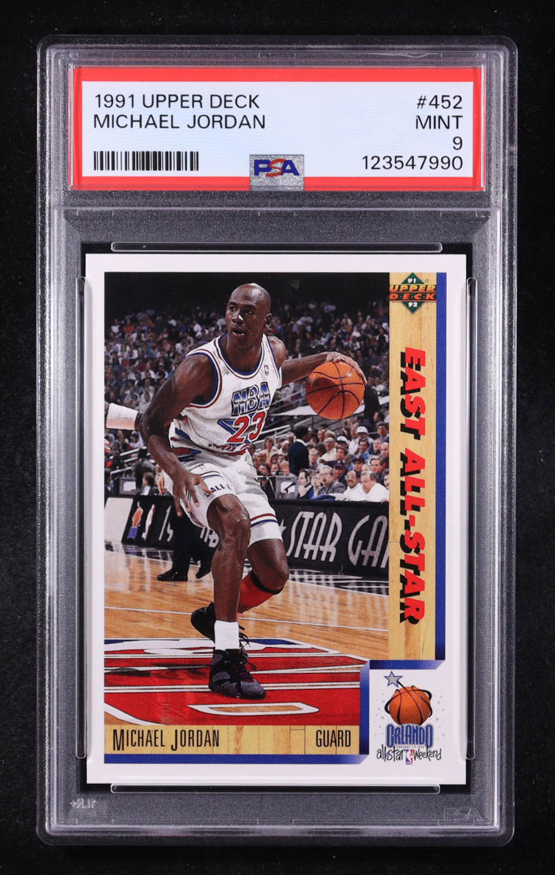 Michael Jordan 1991-92 Upper Deck #452 (PSA 9) at PristineAuction.com Michael Jordan 1991-92 Upper Deck #452 (PSA 9) at PristineAuction.com