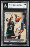 LeBron James 2003 Sports Illustrated for Kids #264 BK RC (BCCG 10) at PristineAuction.com