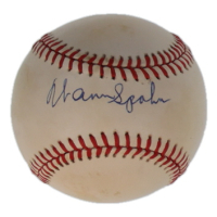 Warren Spahn Signed ONL Baseball (JSA) at PristineAuction.com