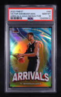 Victor Wembanyama 2023-24 Topps Finest Arrivals Gold Refractor #A-6 RC #30/50 (PSA 10) at PristineAuction.com
