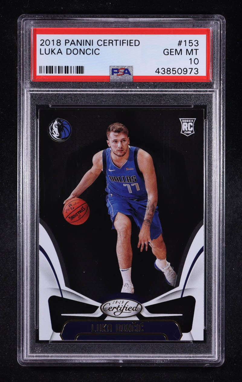 Luka Doncic 2018-19 Panini Certified #153 RC (PSA 10) at PristineAuction.com Luka Doncic 2018-19 Panini Certified #153 RC (PSA 10) at PristineAuction.com