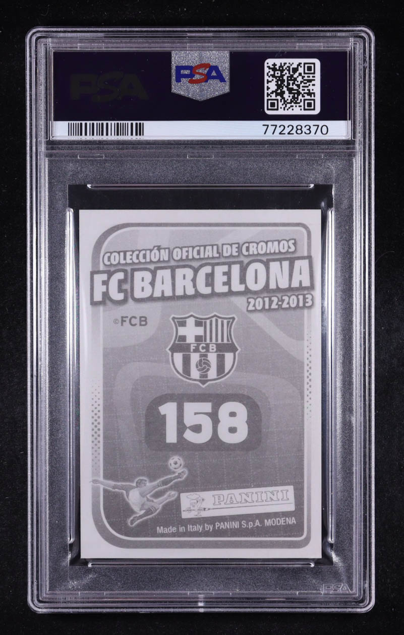 Lionel Messi 2012-13 Panini FC Barcelona #156 (PSA 10) at PristineAuction.com Lionel Messi 2012-13 Panini FC Barcelona #156 (PSA 10) at PristineAuction.com