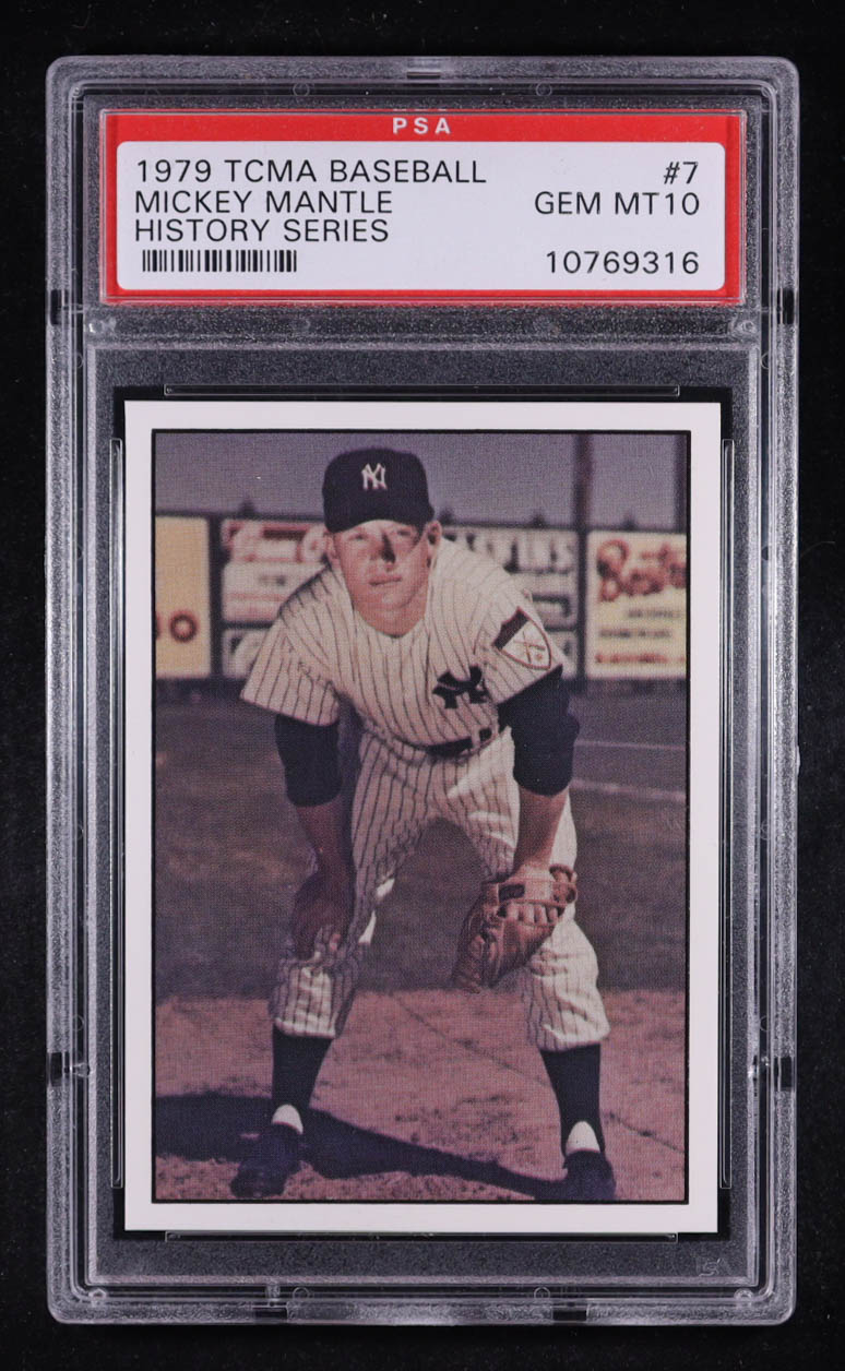 Mickey Mantle 1979 TCMA Baseball History Series #7 (PSA 10) at PristineAuction.com Mickey Mantle 1979 TCMA Baseball History Series #7 (PSA 10) at PristineAuction.com