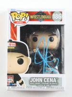 John Cena Signed Wrestlemania Vegas #186 Funko Pop! Vinyl Figure (AWM) at PristineAuction.com