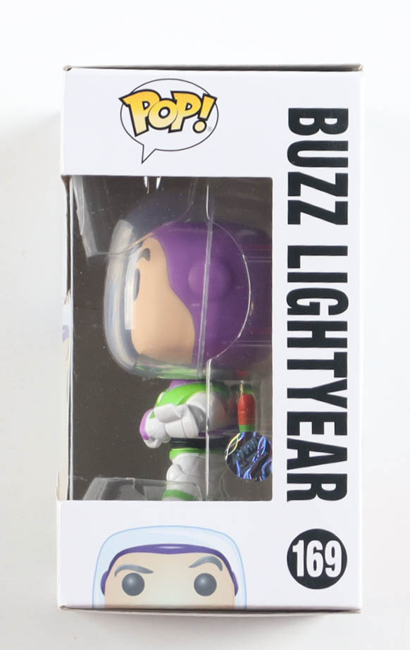 Tim Allen Signed "Toy Story" #169 Buzz Lightyear Funko Pop! Vinyl Figure (Beckett) at PristineAuction.com Tim Allen Signed "Toy Story" #169 Buzz Lightyear Funko Pop! Vinyl Figure (Beckett) at PristineAuction.com
