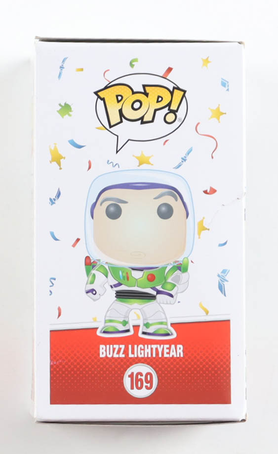Tim Allen Signed "Toy Story" #169 Buzz Lightyear Funko Pop! Vinyl Figure (Beckett) at PristineAuction.com Tim Allen Signed "Toy Story" #169 Buzz Lightyear Funko Pop! Vinyl Figure (Beckett) at PristineAuction.com