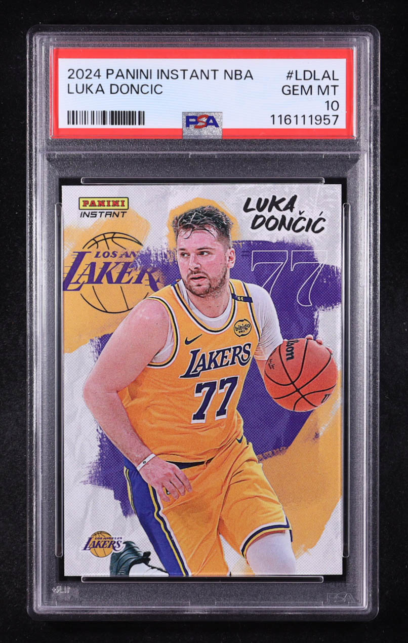 Luka Doncic 2024-25 Panini Instant #LDLAL (PSA 10) at PristineAuction.com Luka Doncic 2024-25 Panini Instant #LDLAL (PSA 10) at PristineAuction.com