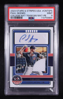 Paul Skenes 2023 Stars & Stripes USA Collegiate National Team Signatures Materials PE #CNTS-PS RC (PSA 9) at PristineAuction.com