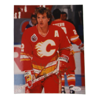 Al MacInnis Signed Flames 8x10 Photo (JSA) at PristineAuction.com